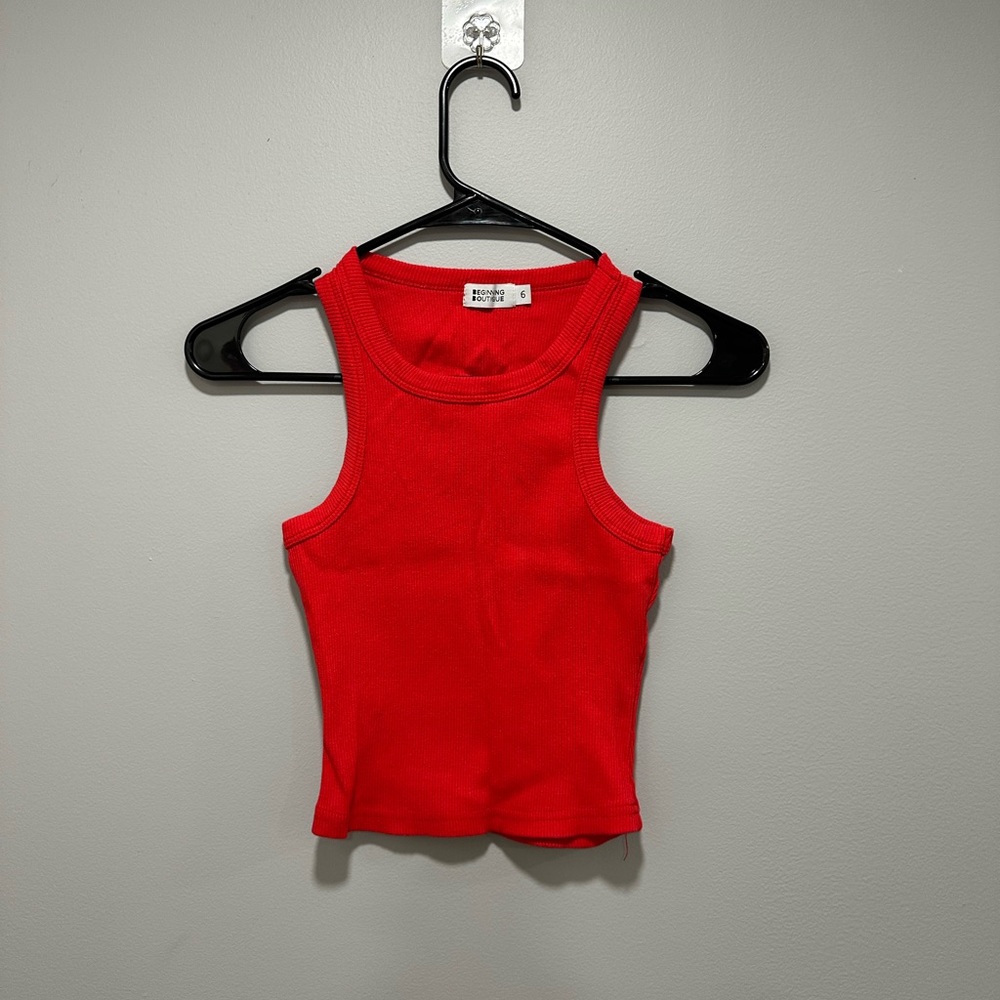 Pink Ribbed Tank - Picture 3 of 3